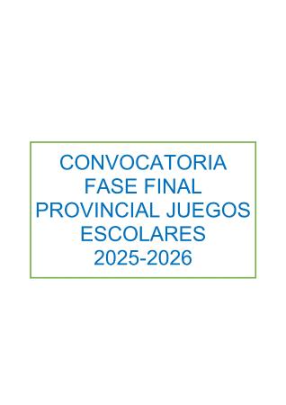 Imagen Bases generales; categorías y edadades; plazos y fechas de celebración