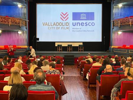 Imagen 27/10/2022 Burgos participa en la Gala “UNESCO Valladolid City of Film” en su primer acto en la presidencia de la Red de Ciudades...