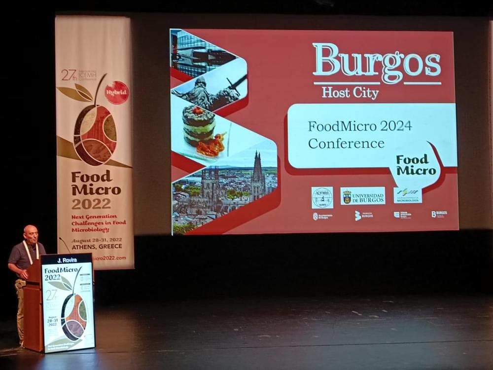 Imagen 9/11/2022 Burgos gana la candidatura para acoger el congreso internacional Food Micro 2024