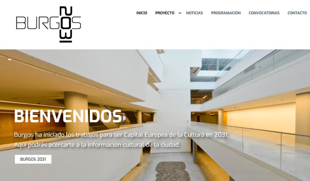 Imagen 10/11/2022 La candidatura de Burgos a Capital Europea de la Cultura 2031 estrena su página web