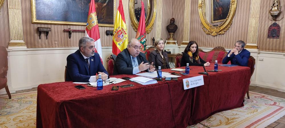 Imagen 14/02/23 El secretario de Estado de Justicia anuncia en Burgos el acuerdo para el cambio de ubicación de la Gerencia Territorial