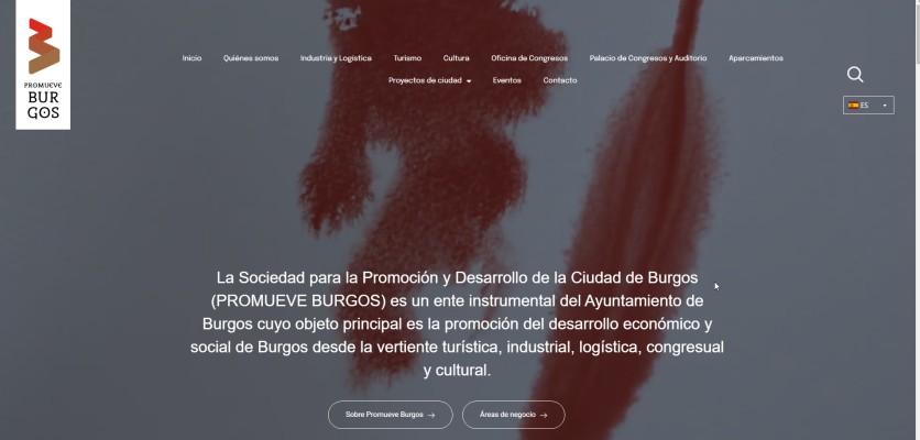 Imagen 15/06/2023 Promueve Burgos estrena su portal web corporativo