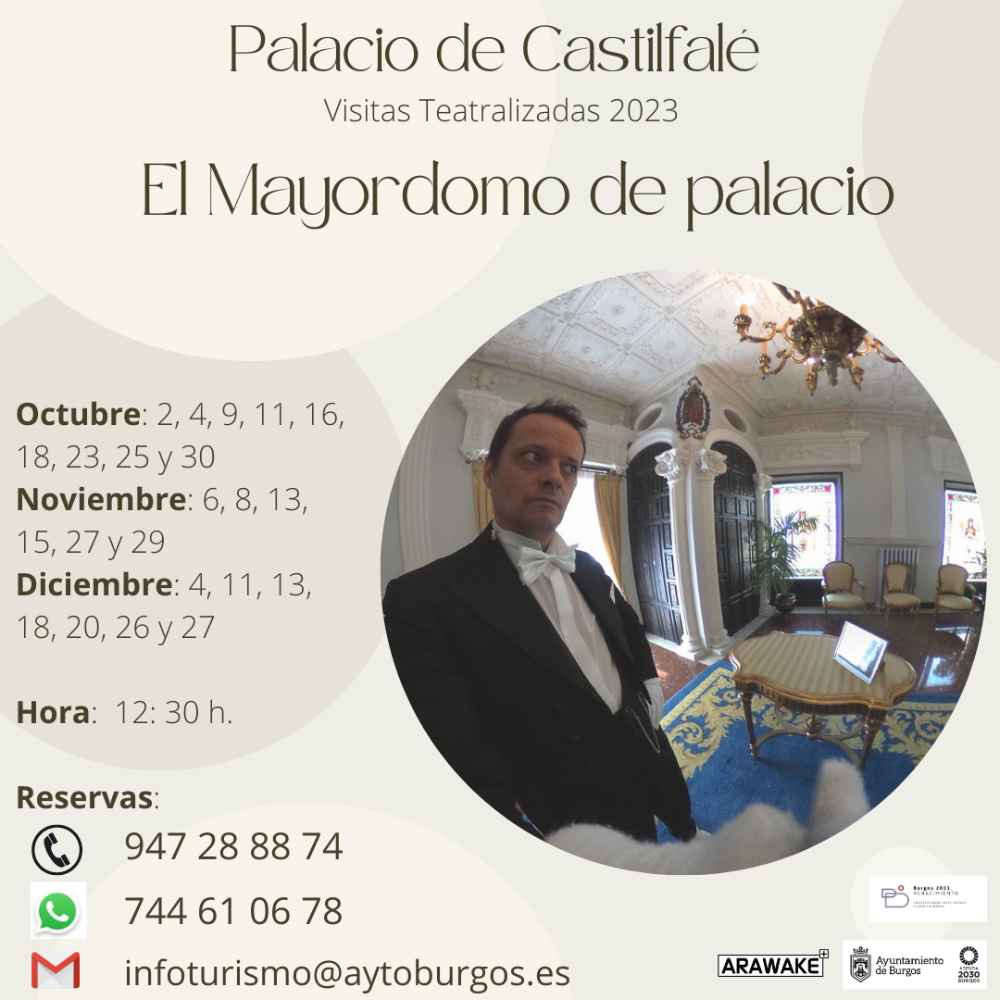 Imagen 11/09/2023 Las visitas teatralizadas en el palacio de Castilfalé se prolongarán de octubre a diciembre