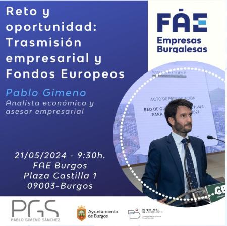 Jornada «Reto y oportunidad: transmisión empresarial y Fondos Europeos»