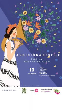 Cartel audición y desfile